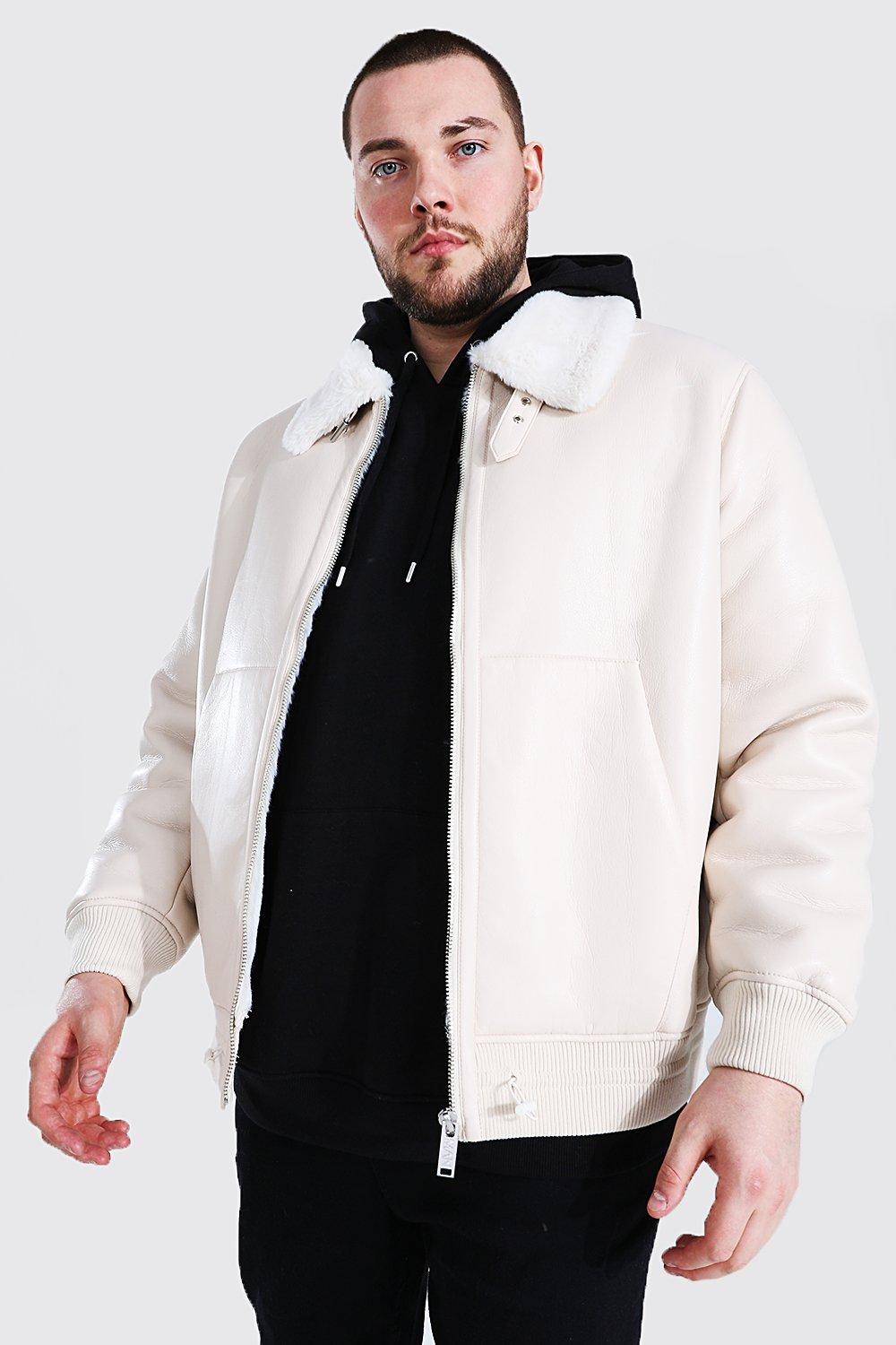 cream aviator jacket