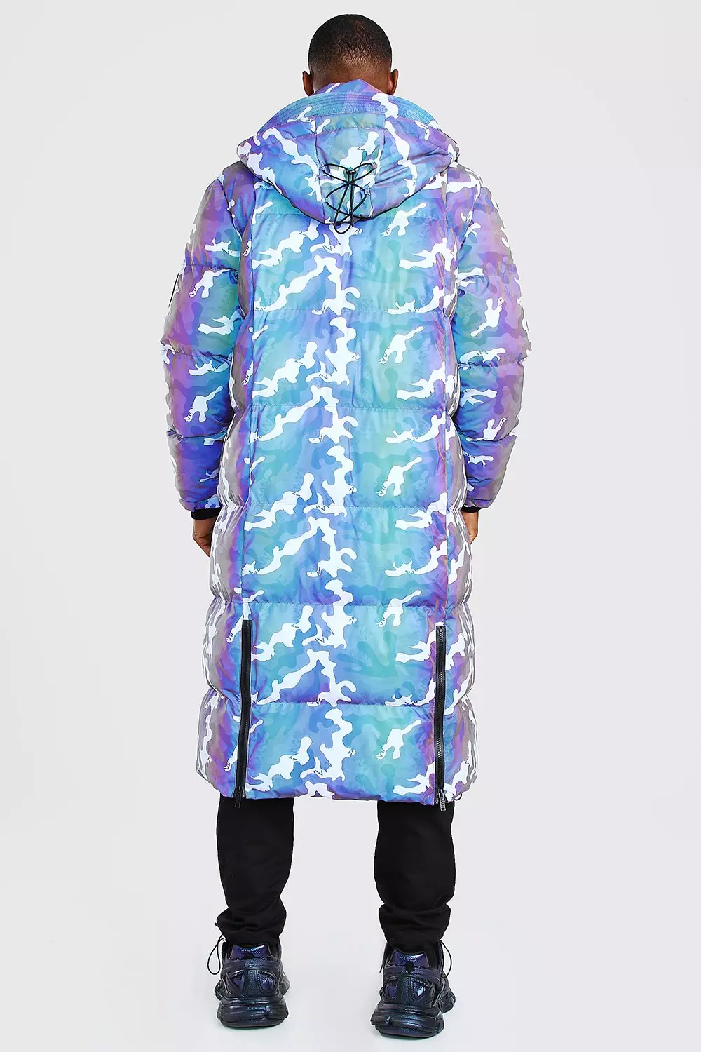 Boohooman longline jacket clearance