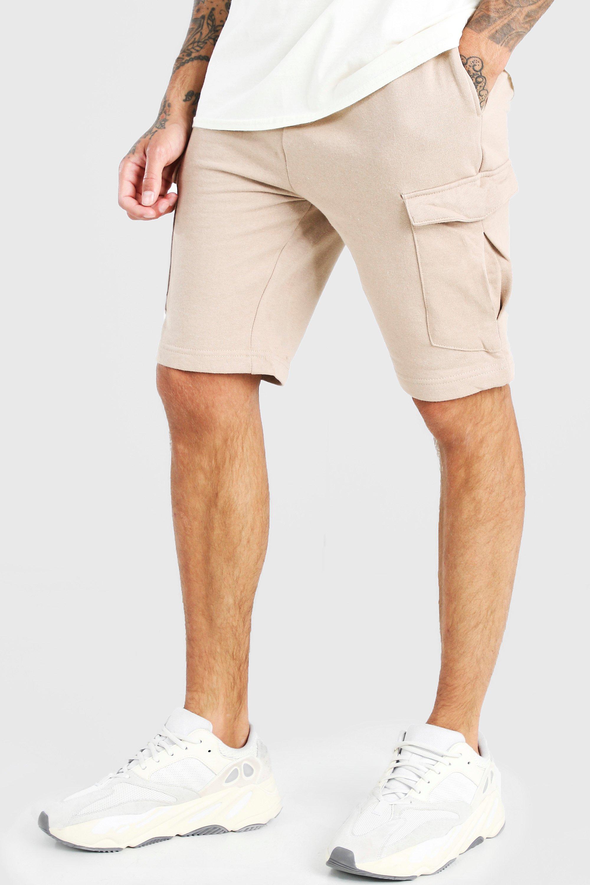 boohooman cargo shorts