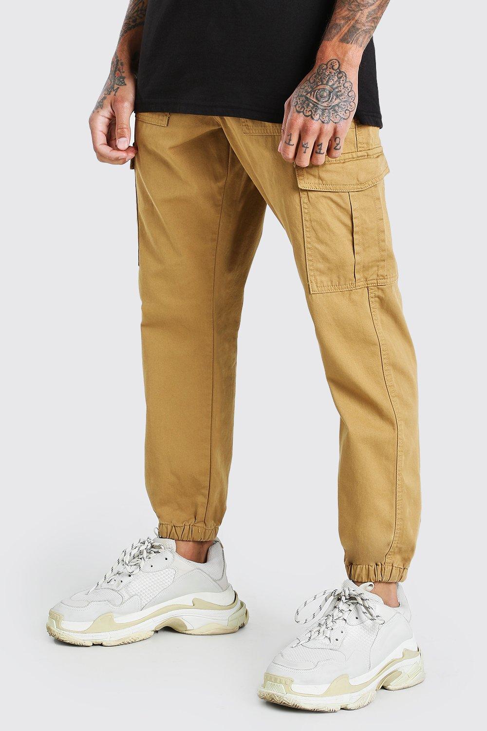 cuffed walking trousers