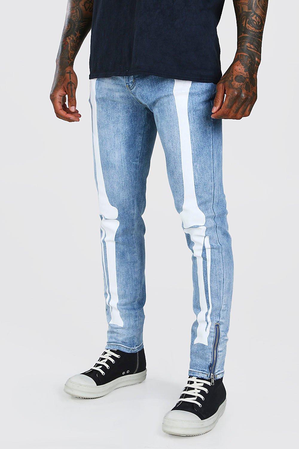 skeleton jeans