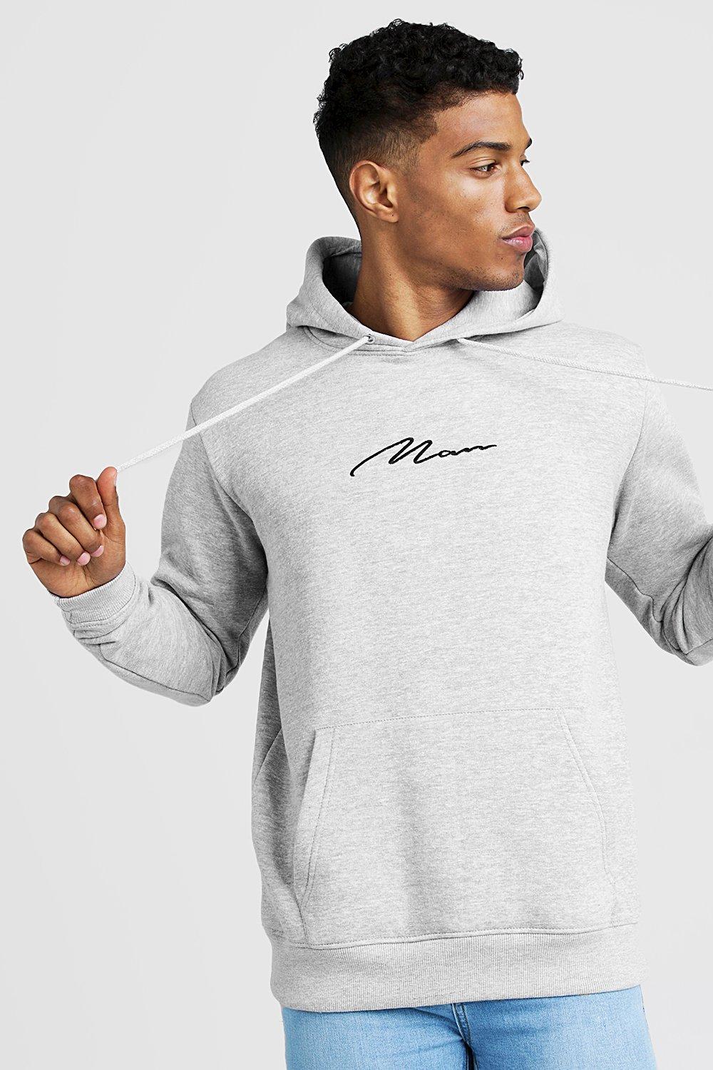 man signature hoodie