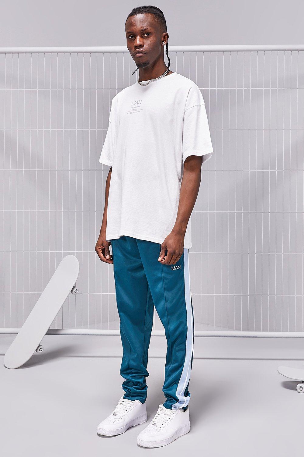 boohooman tricot joggers