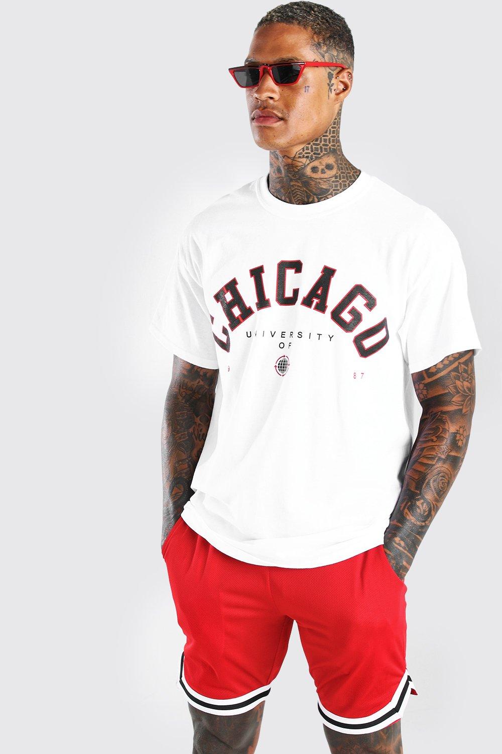 bozzprints Chicago Flag T-Shirt