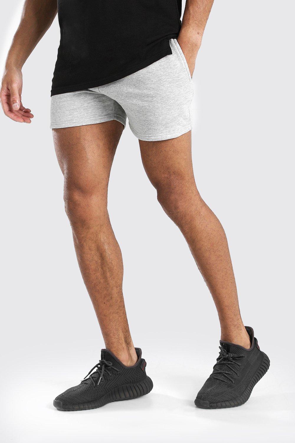 mens jean booty shorts