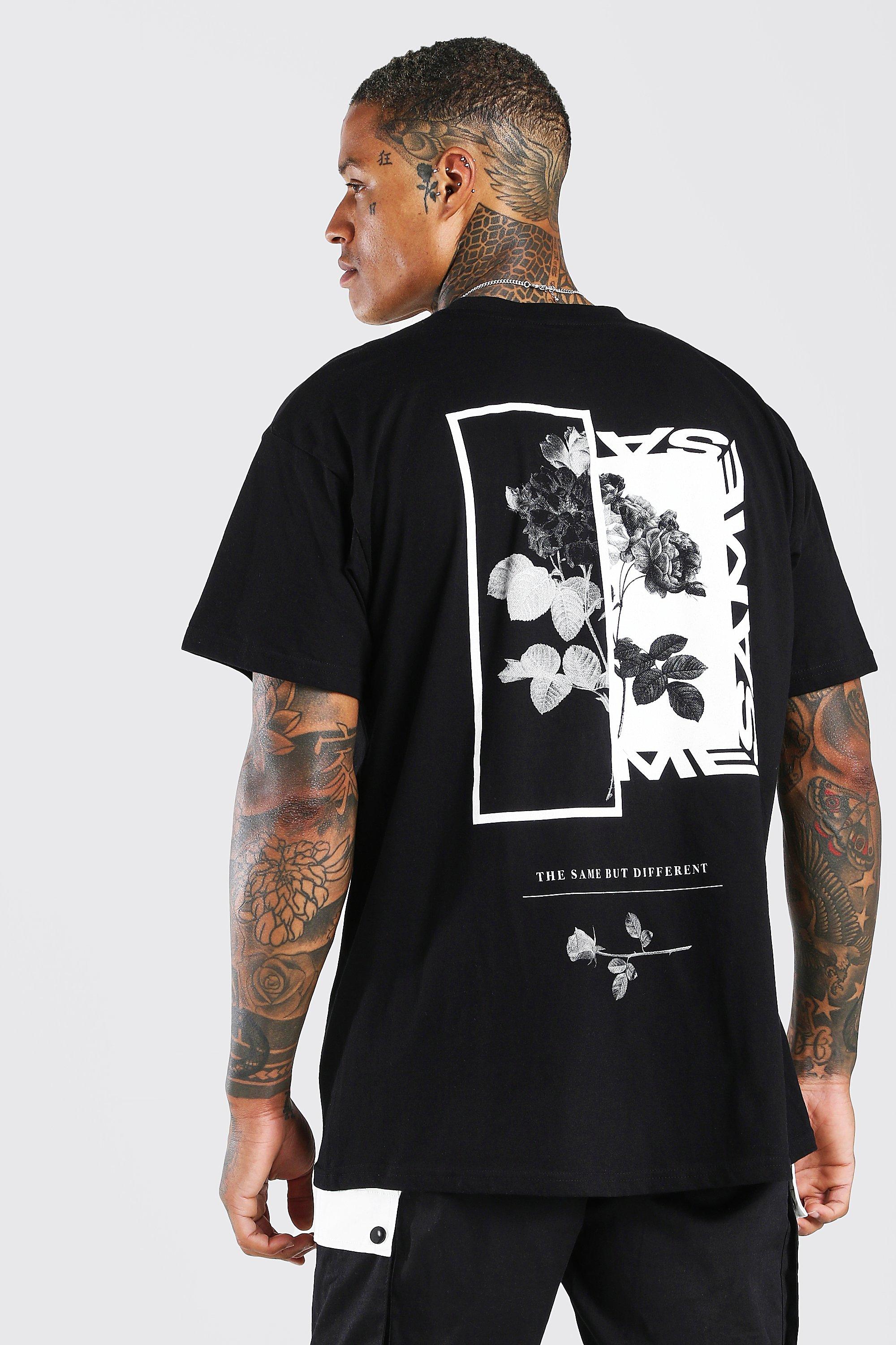 Floral Tattoo Print T-shirt