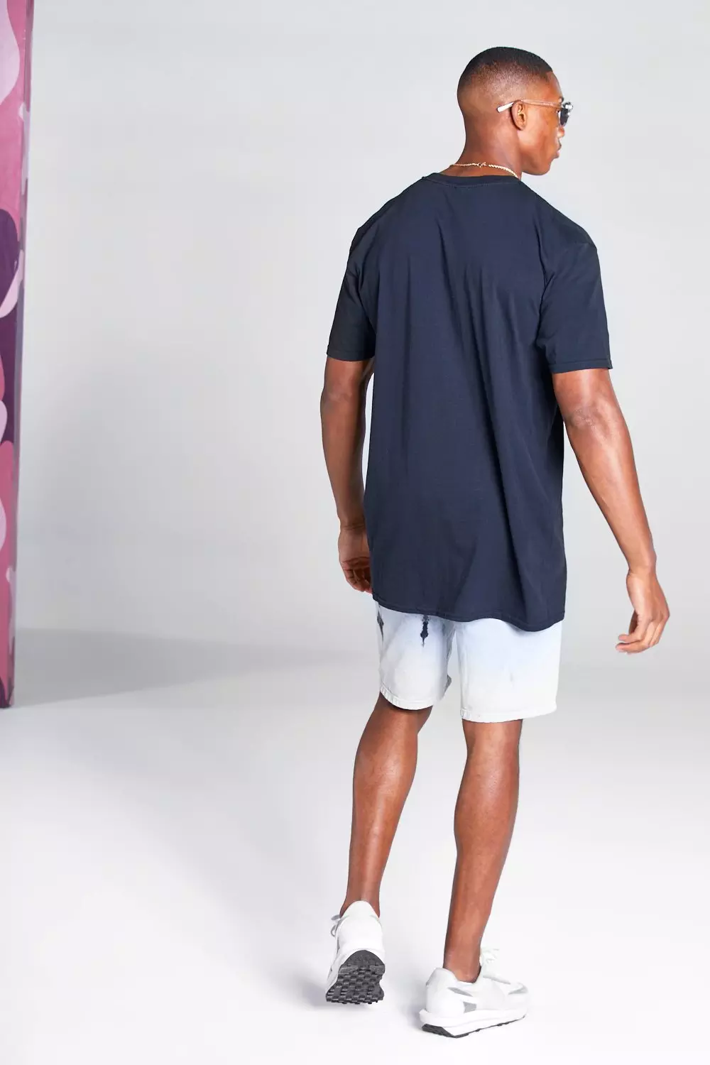 Black Oversized Young Thug Print T-Shirt alternative image