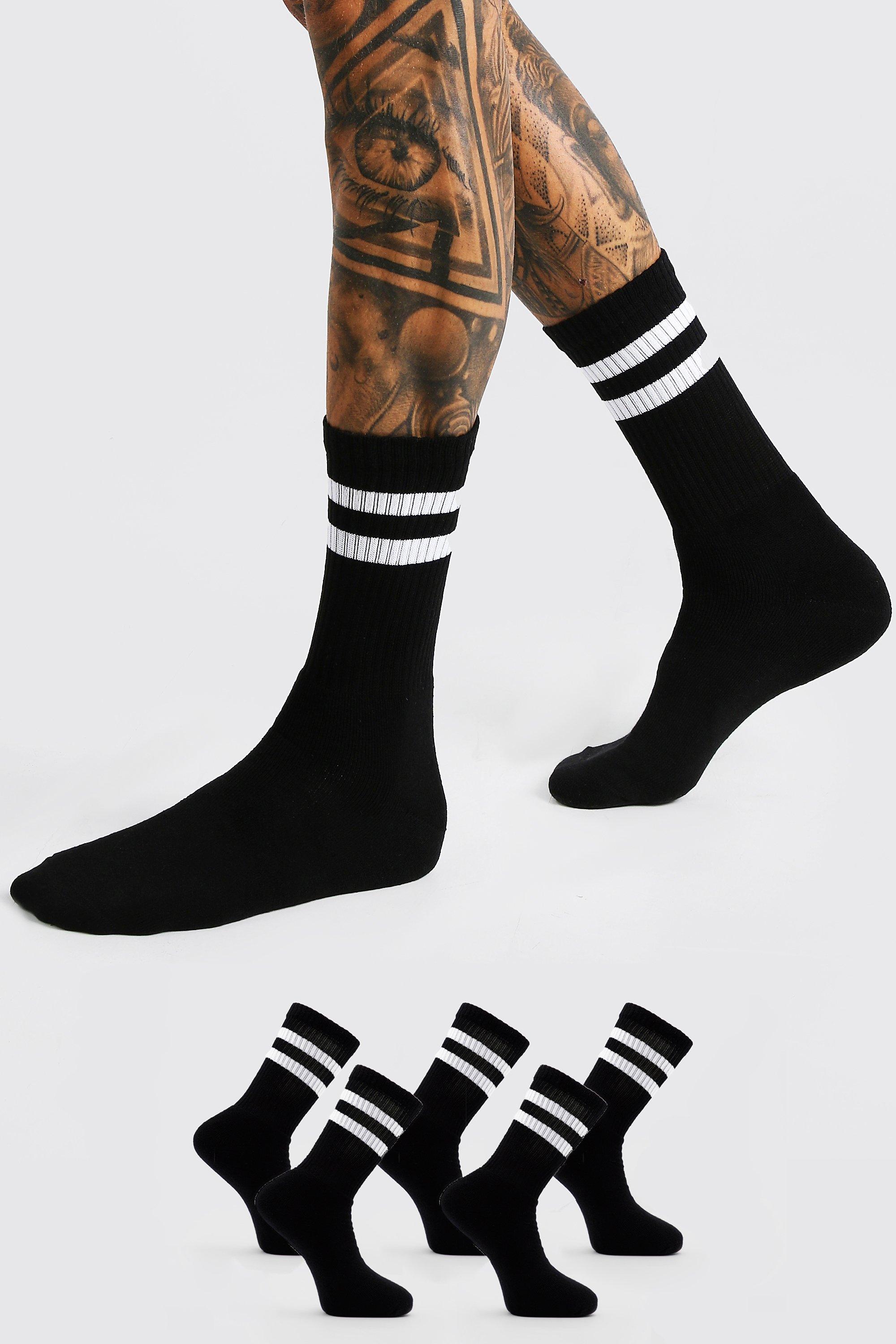 sport socks with stripes