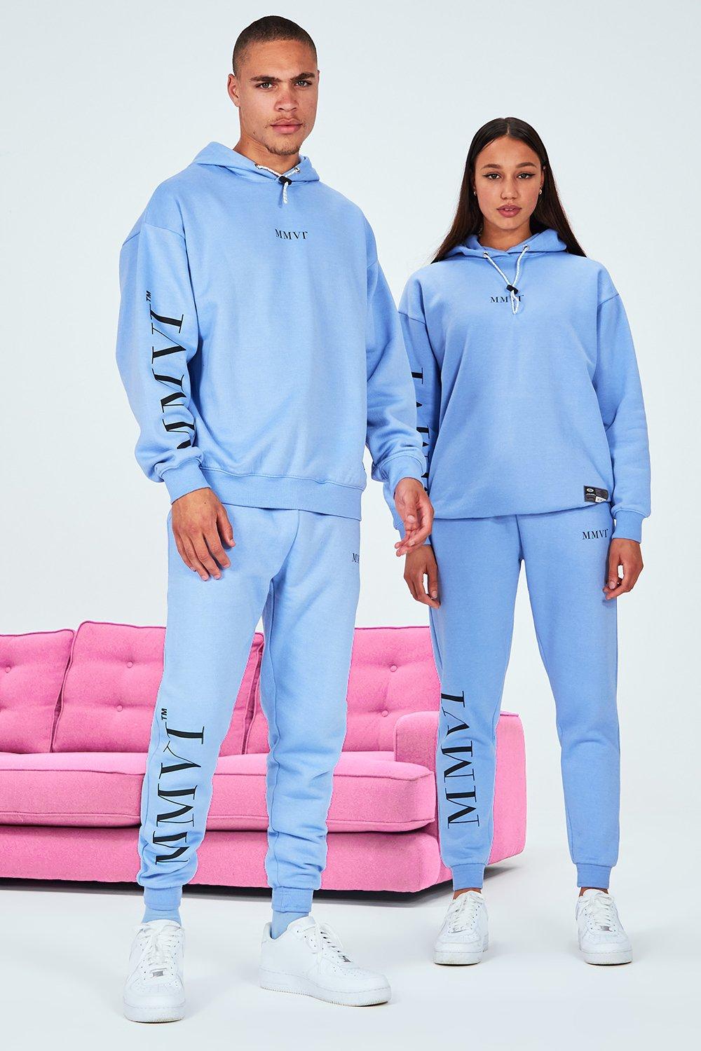 boohooman blue tracksuit