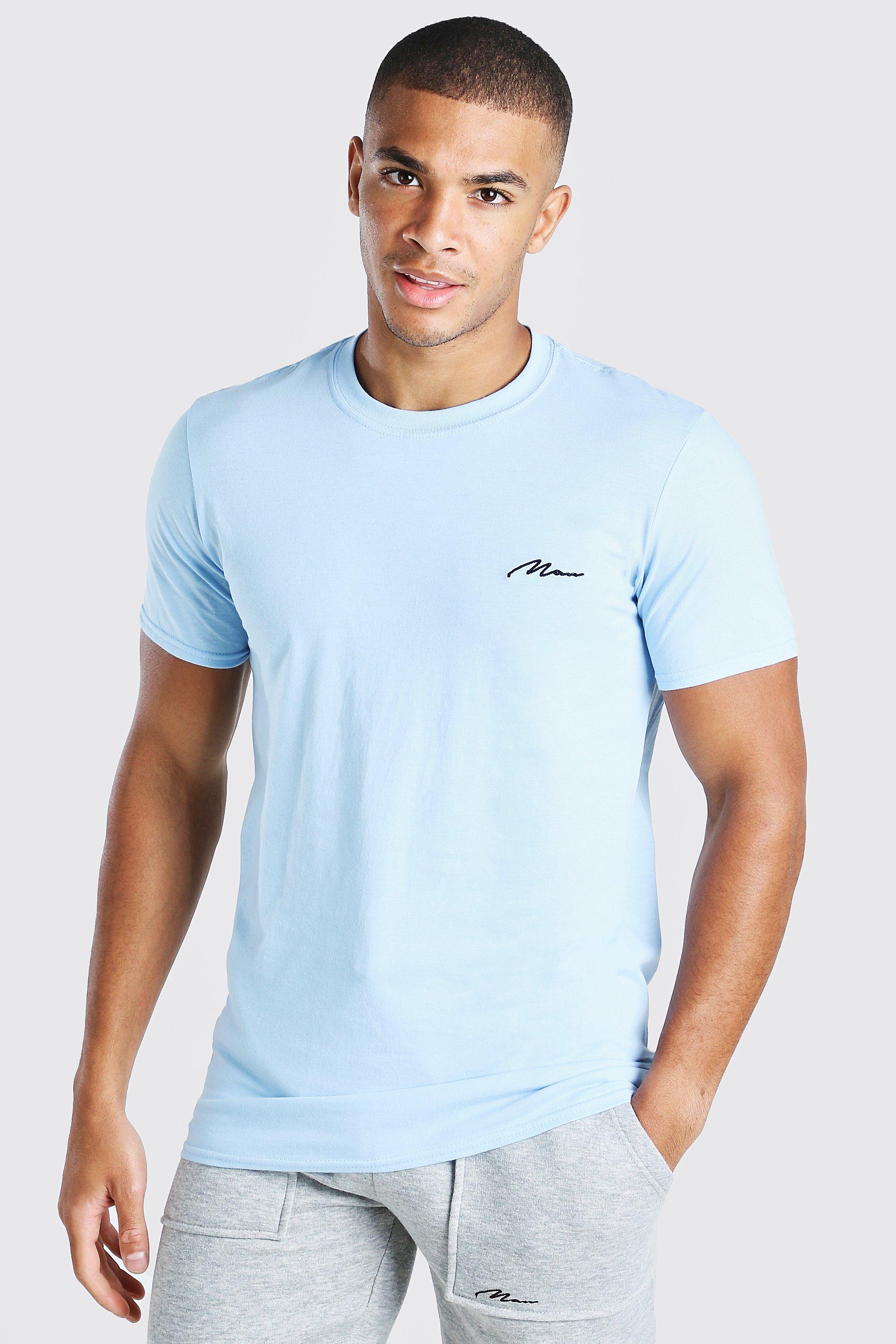 boohooman plain white t shirt