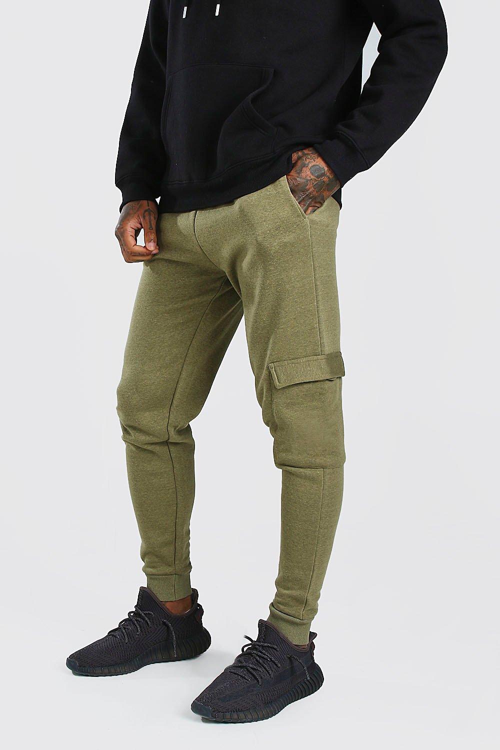 skinny fit cargo joggers