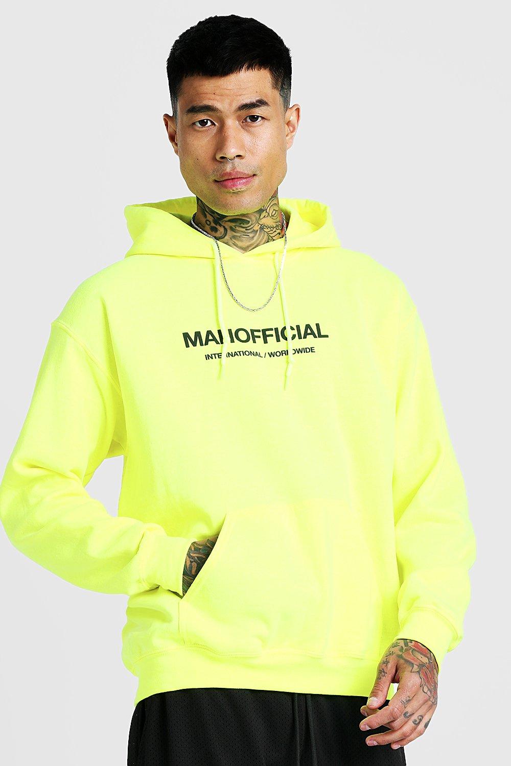 neon hoodie men