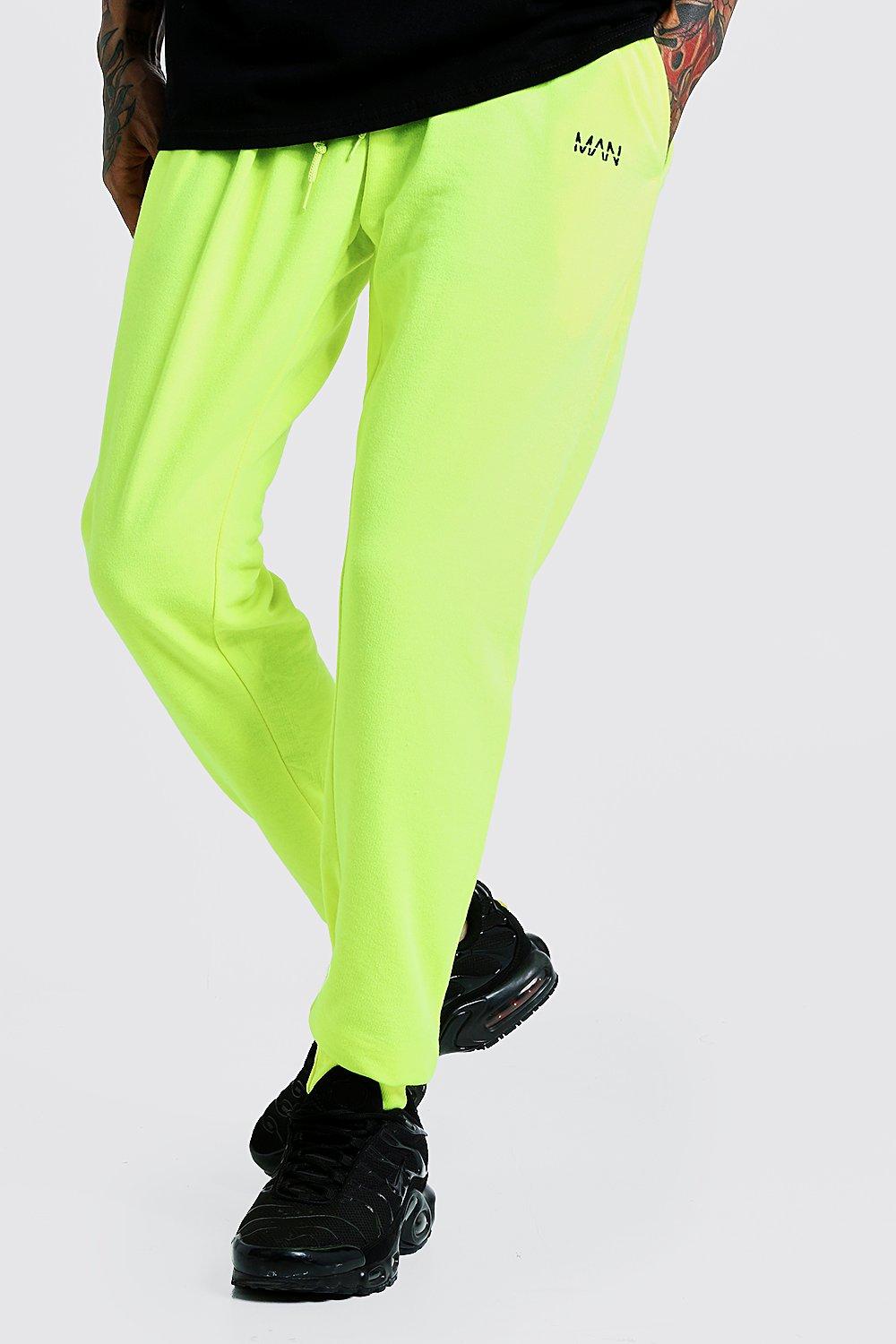 neon green jogger pants