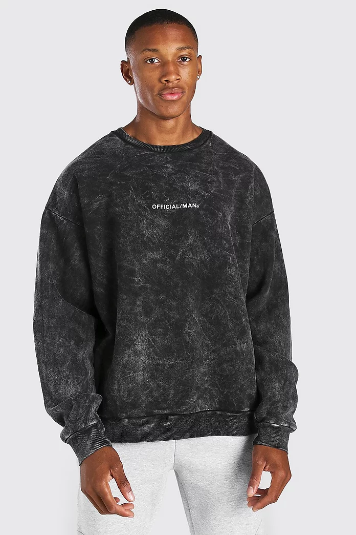 Acid Wash Sweatshirt Acid Wash Sweatshirt