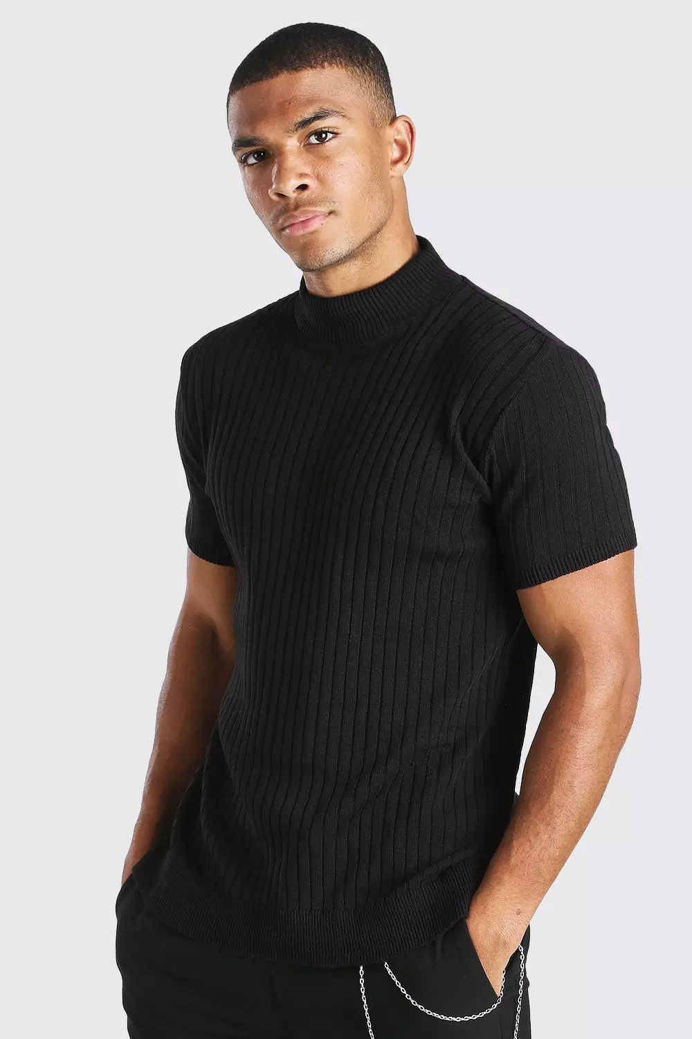 T shirt col roulé homme online