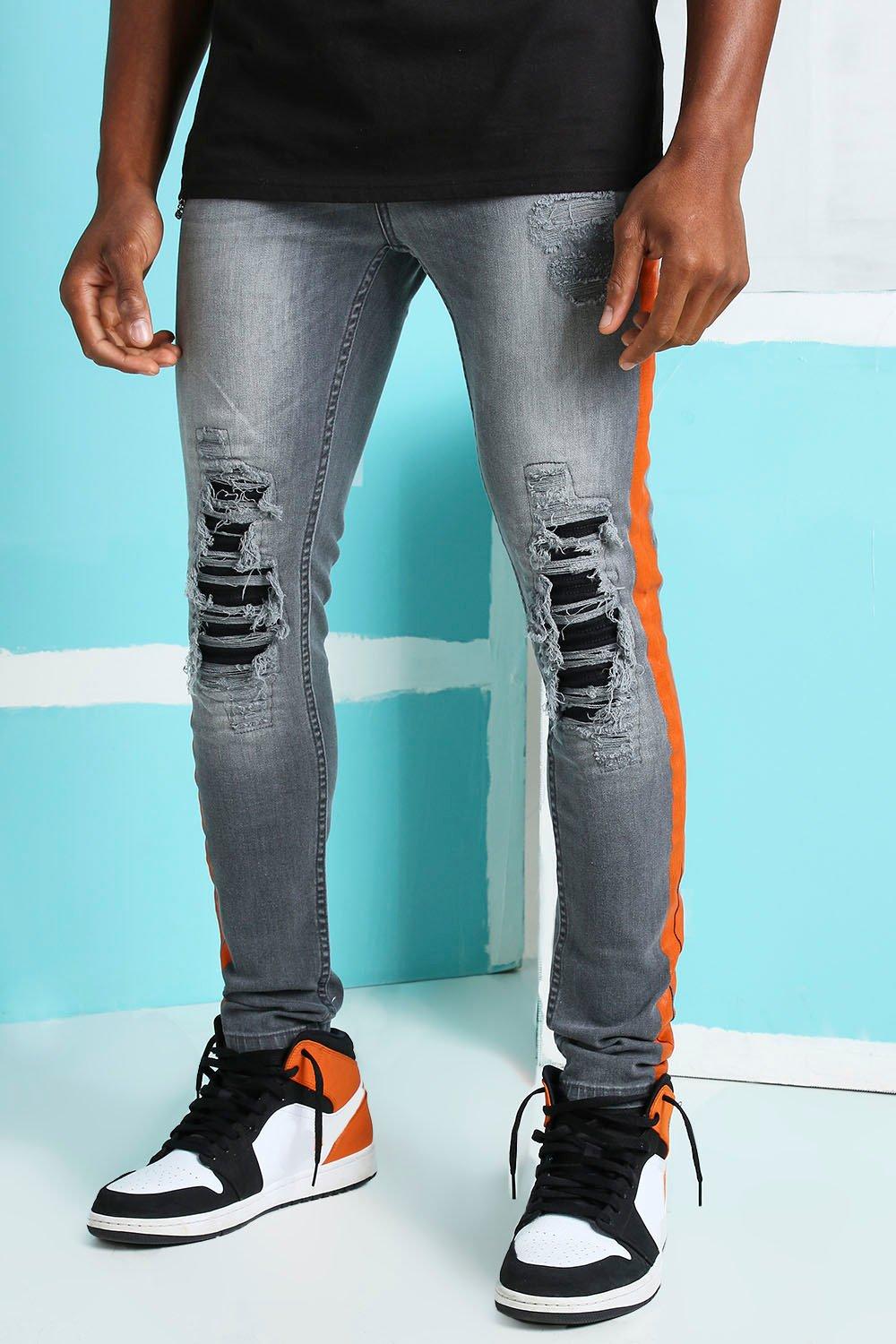 boohooman grey jeans