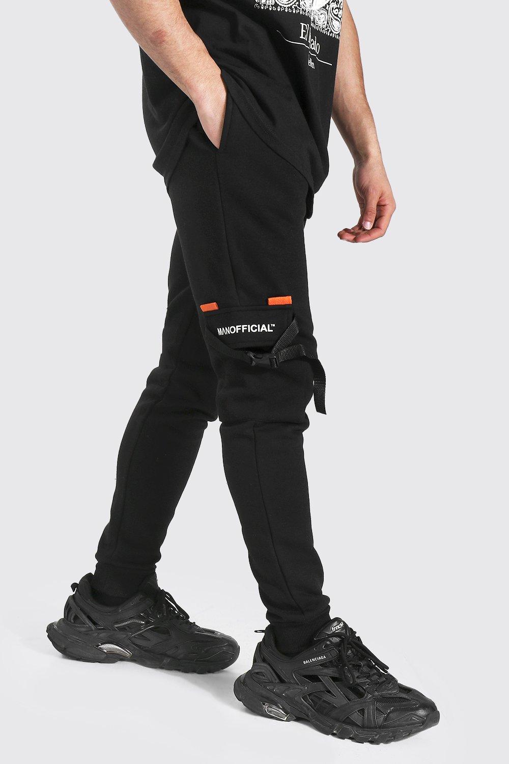 Boohooman cargo joggers hot sale