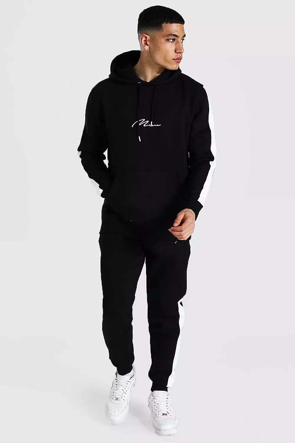 Boohoo man signature tracksuit on sale