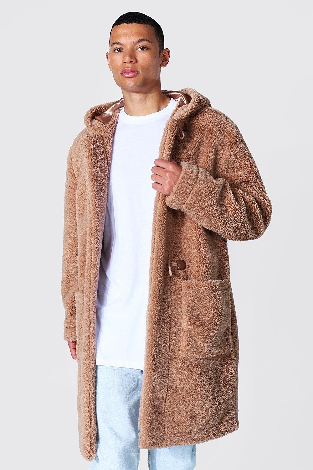 manteau long en polaire