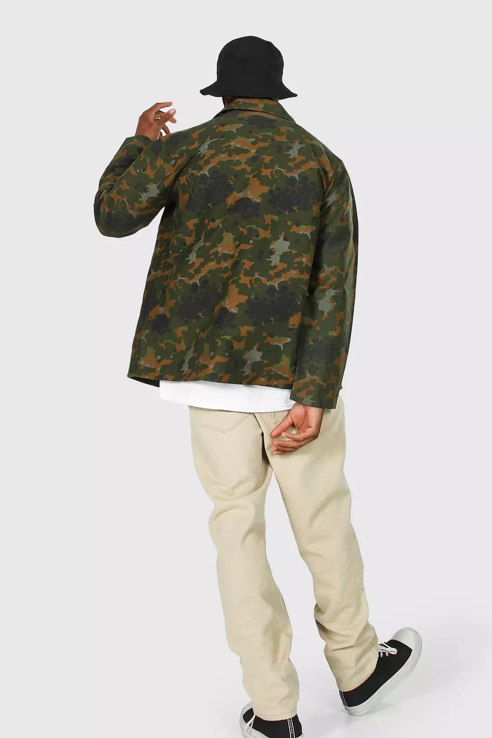 Camo Twill Field Jacket boohooMAN