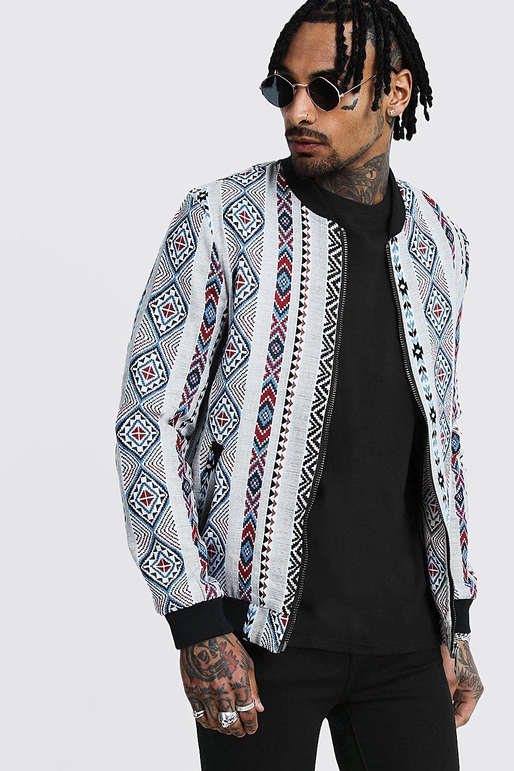 Aztec bomber hot sale jacket mens