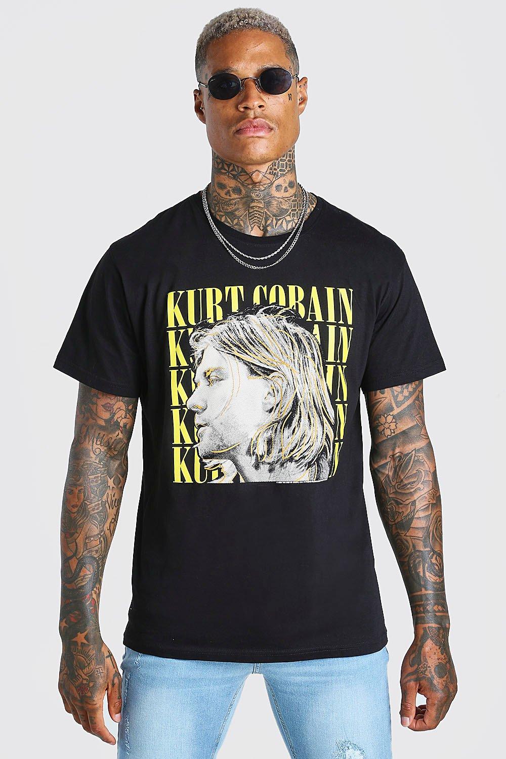 Oversized Kurt Cobain License T-Shirt | boohooMAN USA