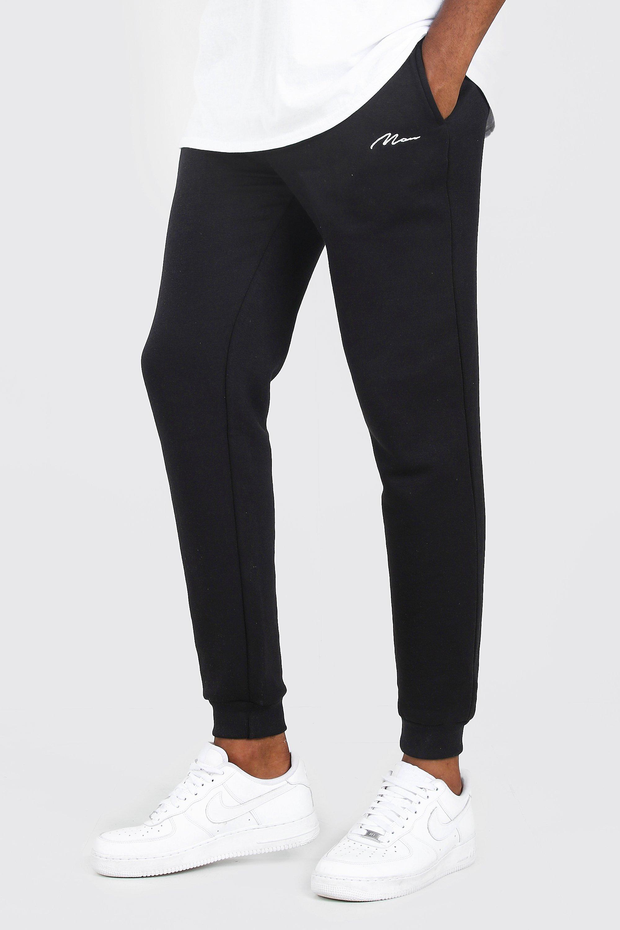 black slim fit tracksuit