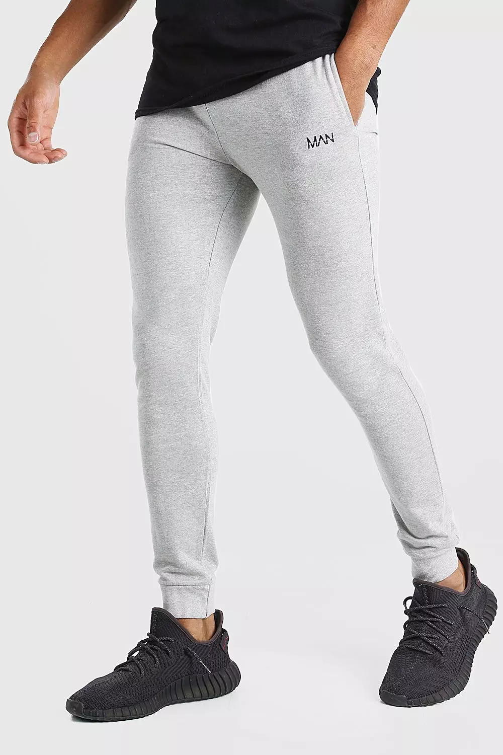 Boohooman super skinny joggers sale