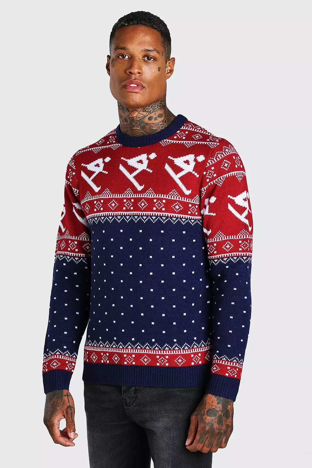 Ski christmas sweater hot sale