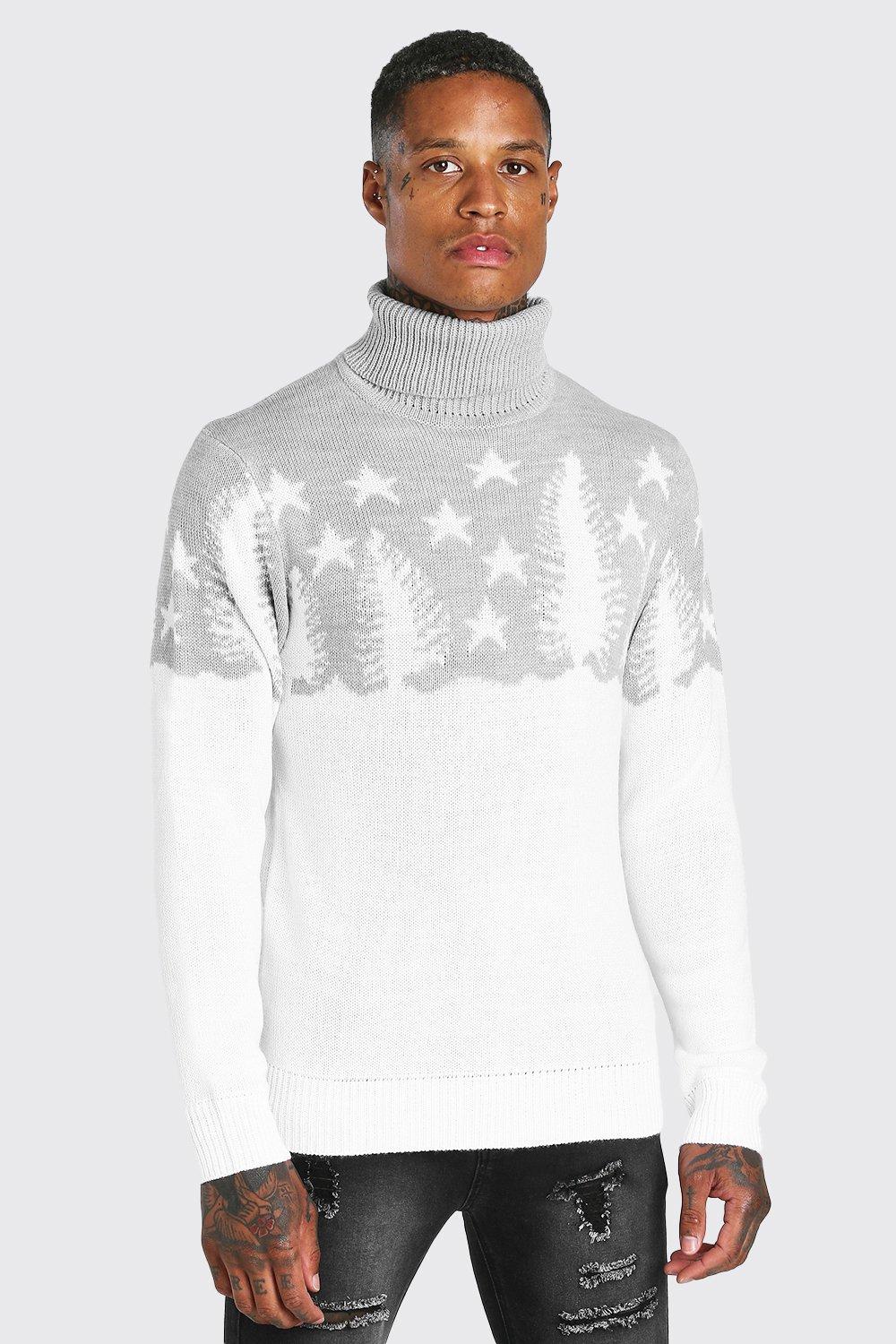 Polo neck christmas clearance jumper