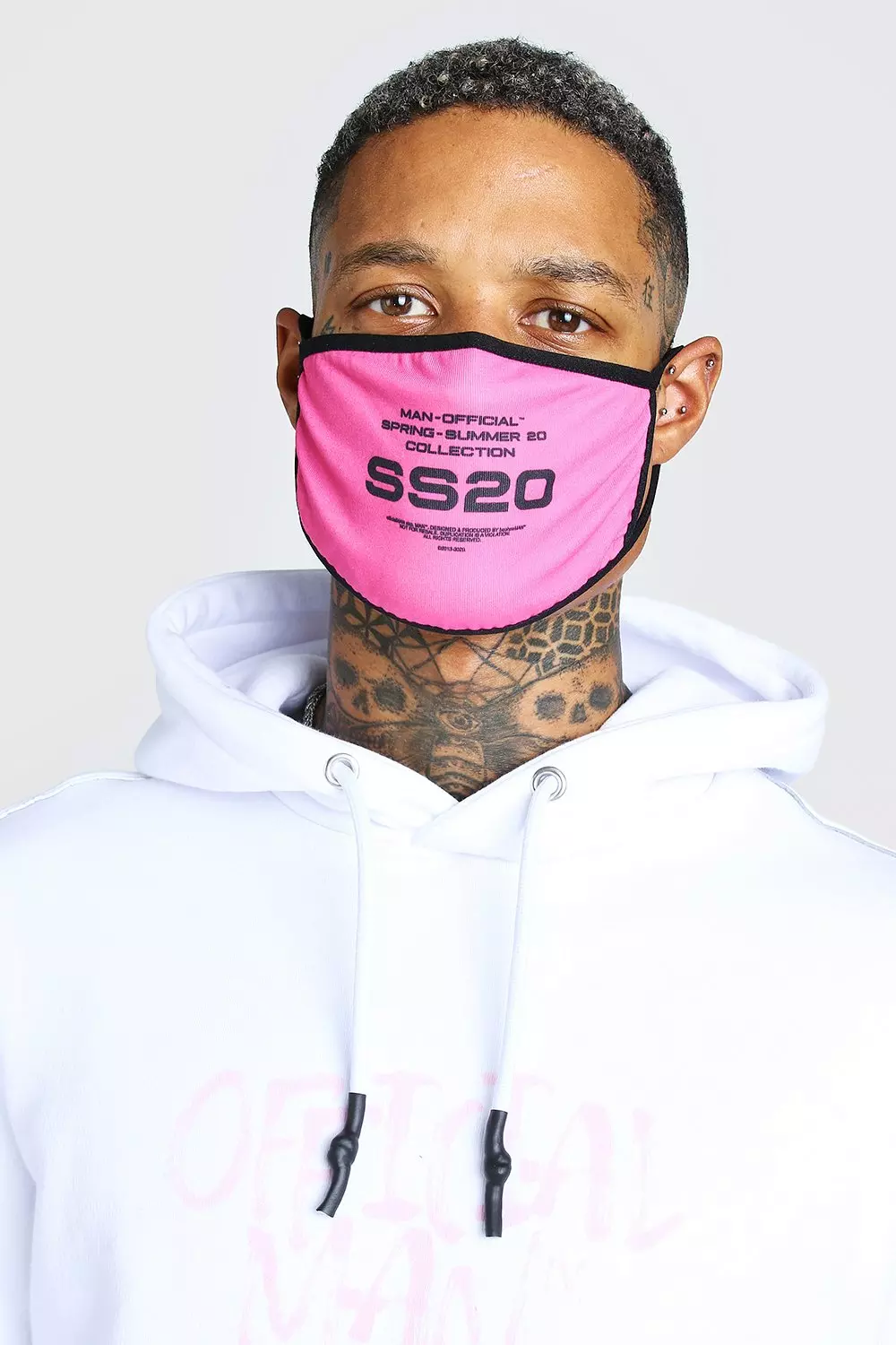 Man Official SS20 Printed Fashion Mask alternative image