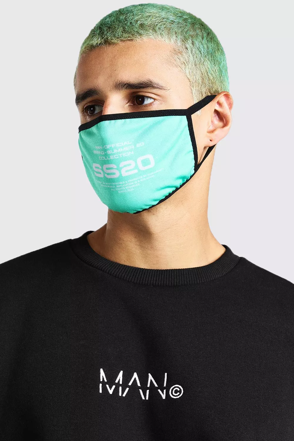 Green Man Official SS20 Printed Fashion Mask alternative image