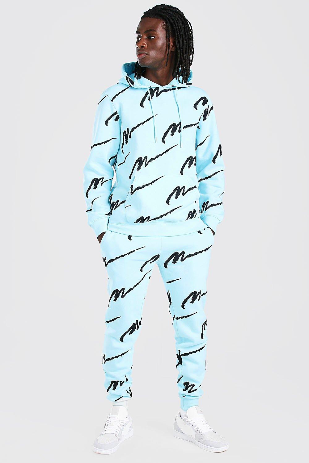 boohooman sweat suit