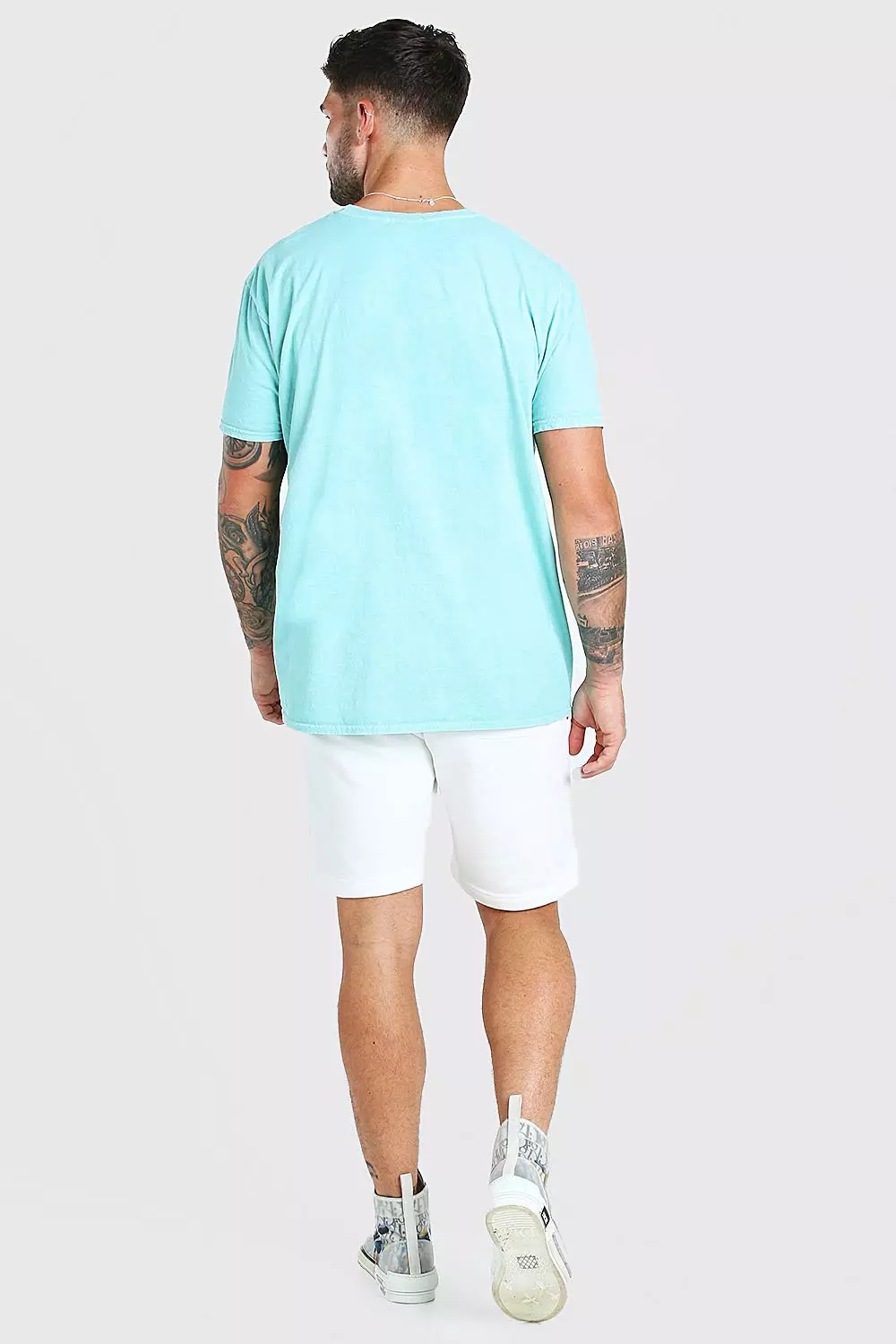 Oversized London Print Overdyed T-Shirt alternative image