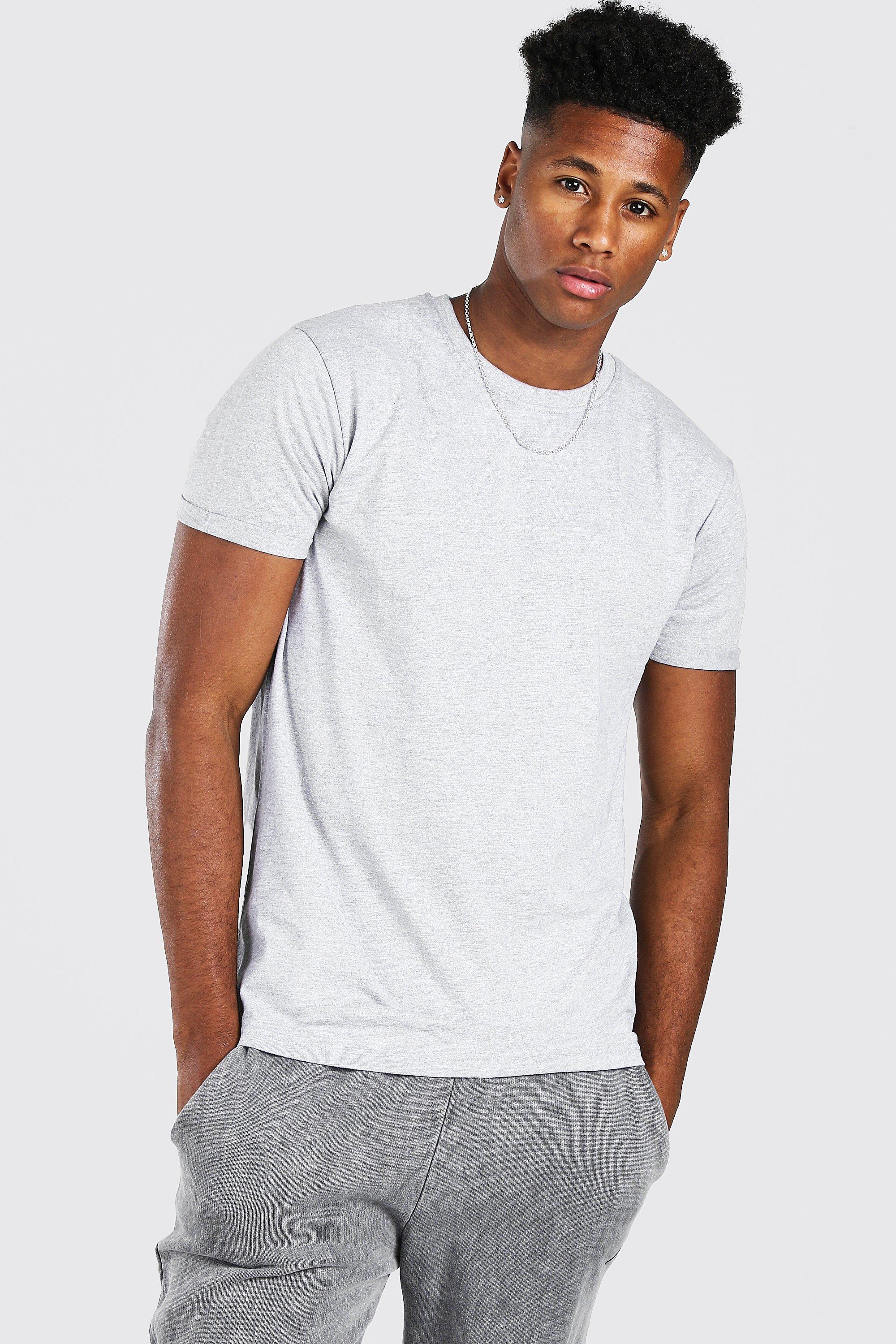 boohooman plain white t shirt