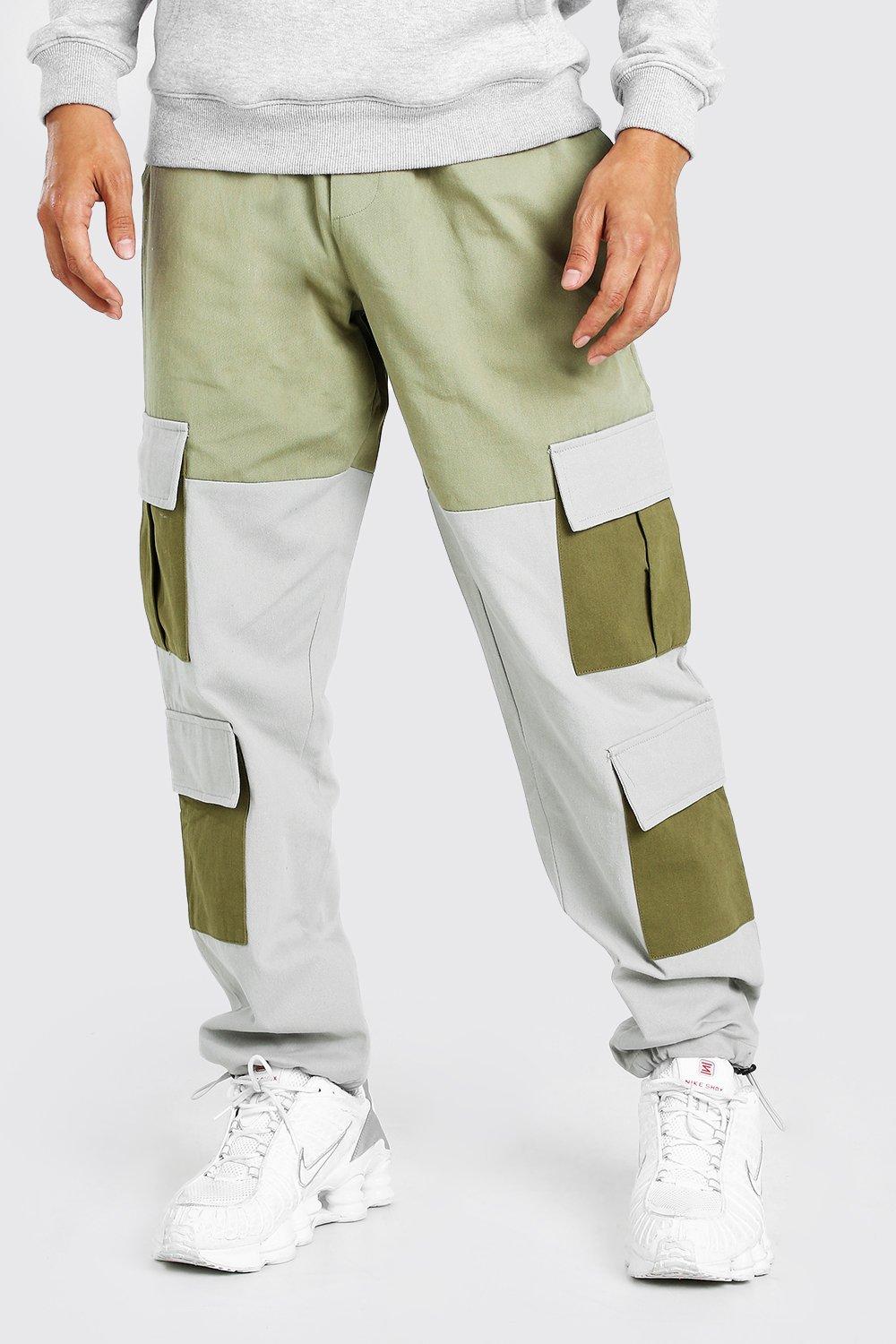 boohooman cargo trousers