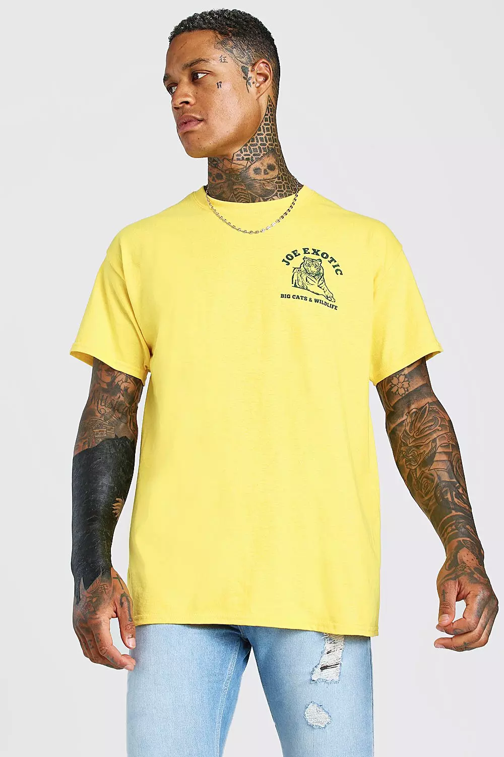 Yellow Joe Exotic Tiger King Print T-Shirt alternative image