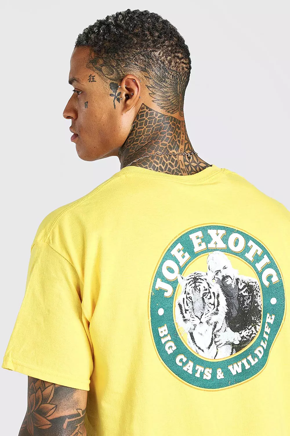 Yellow Joe Exotic Tiger King Print T-Shirt alternative image