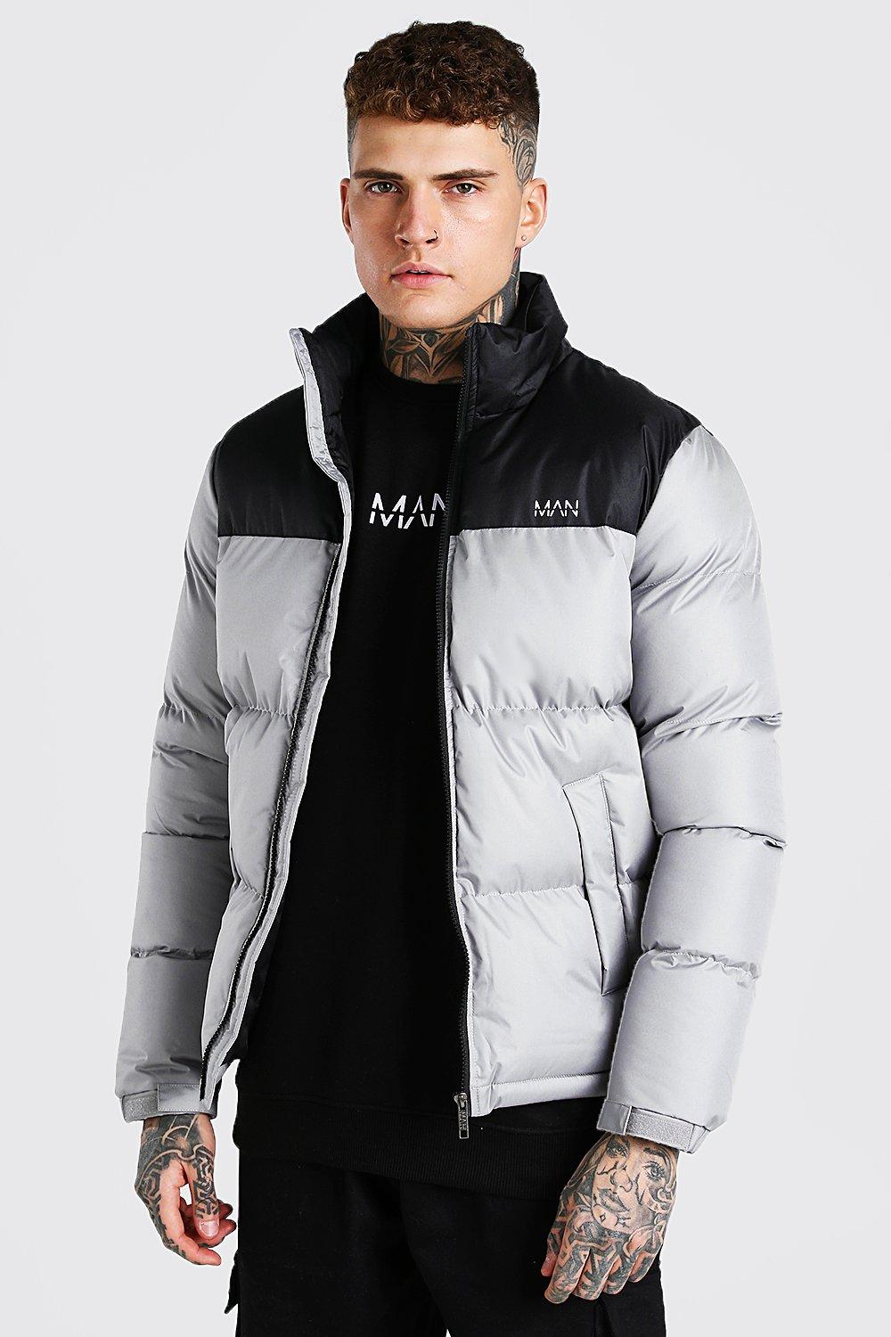 Puffer jacket hot sale boohooman