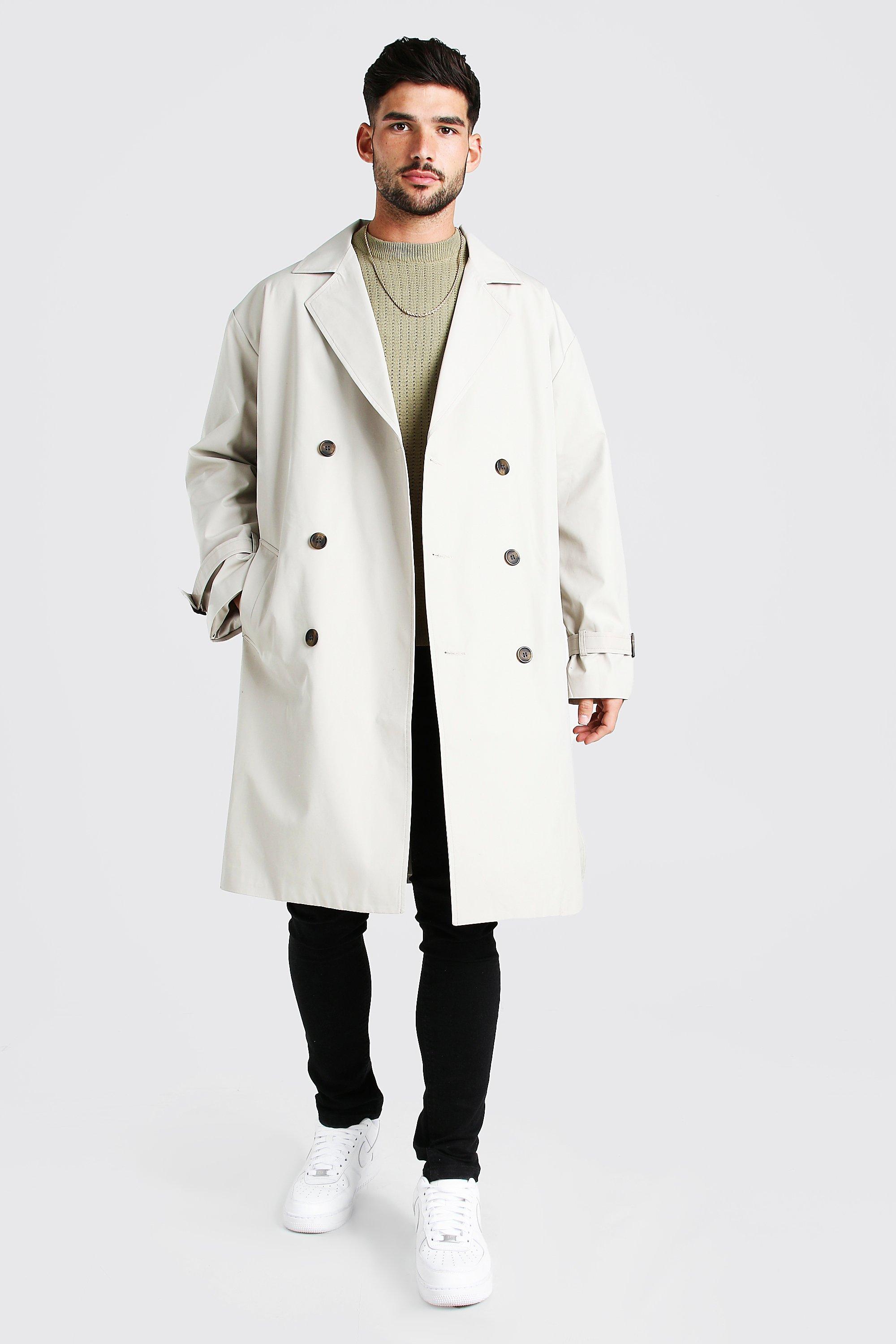 Classic Oversized Trench Coat | boohooMAN USA