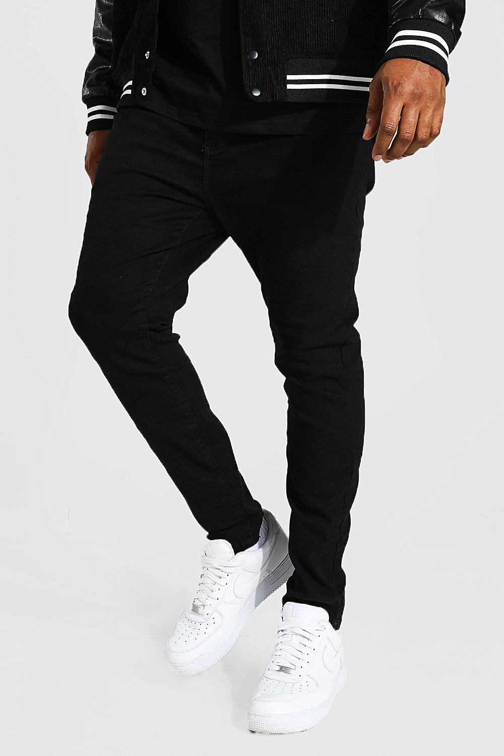 Coated denim black joggers Slim fit, Djab, Shop Men's Skinny & Super  Skinny Jeans Online