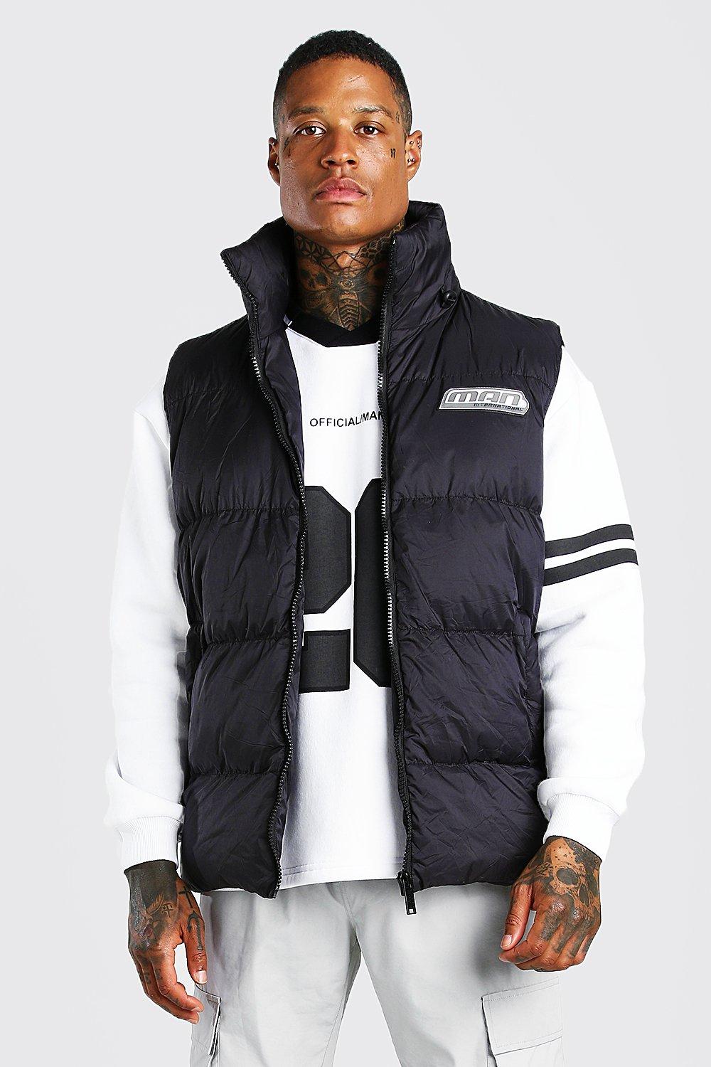 Oversized Gilet | boohooMAN USA