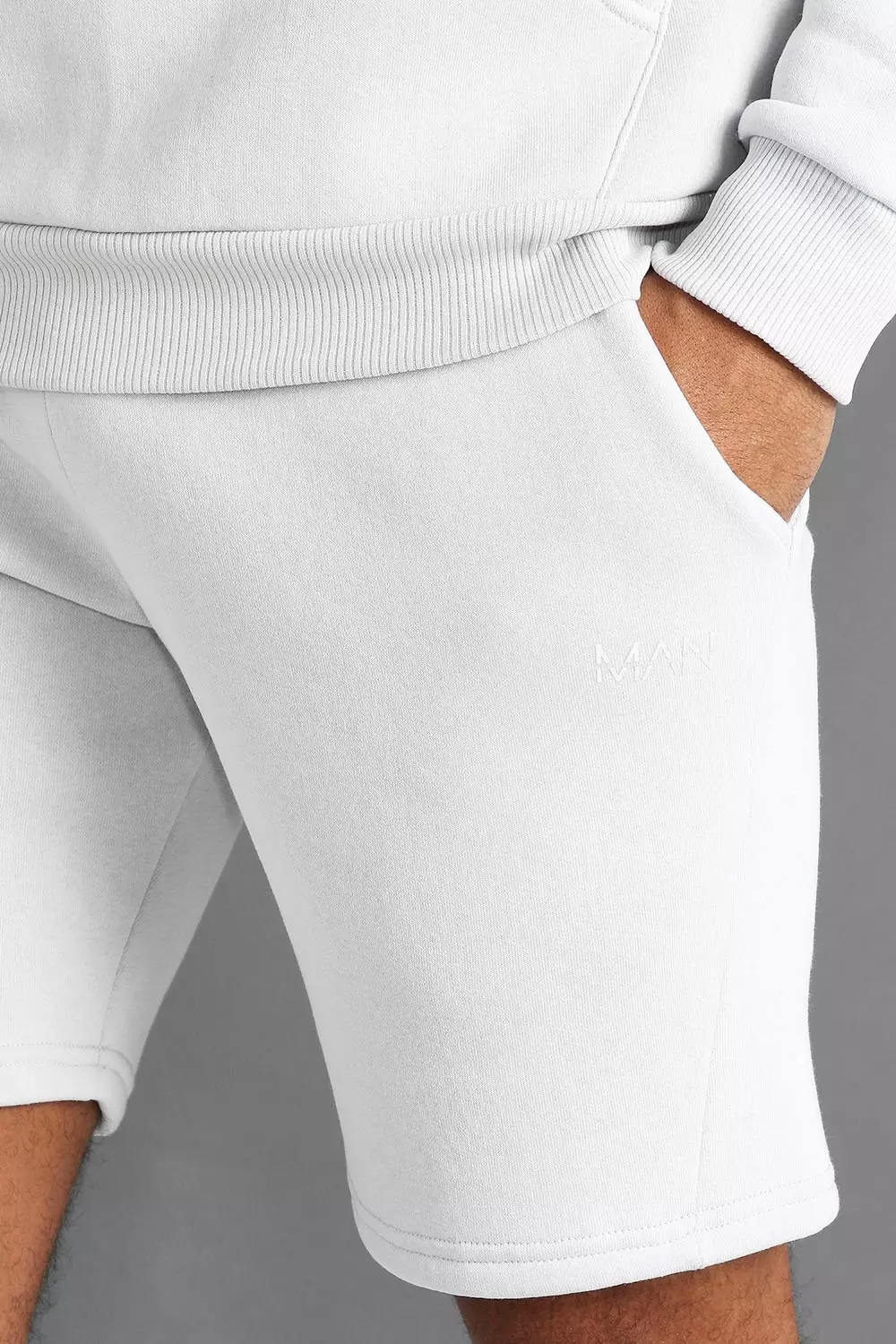 Grey Man Active Gym Tapered 1/4 Zip Short Set alternative image