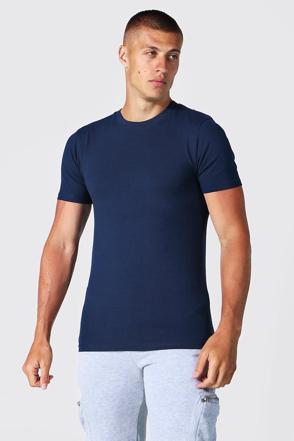 boohooman muscle fit t shirt