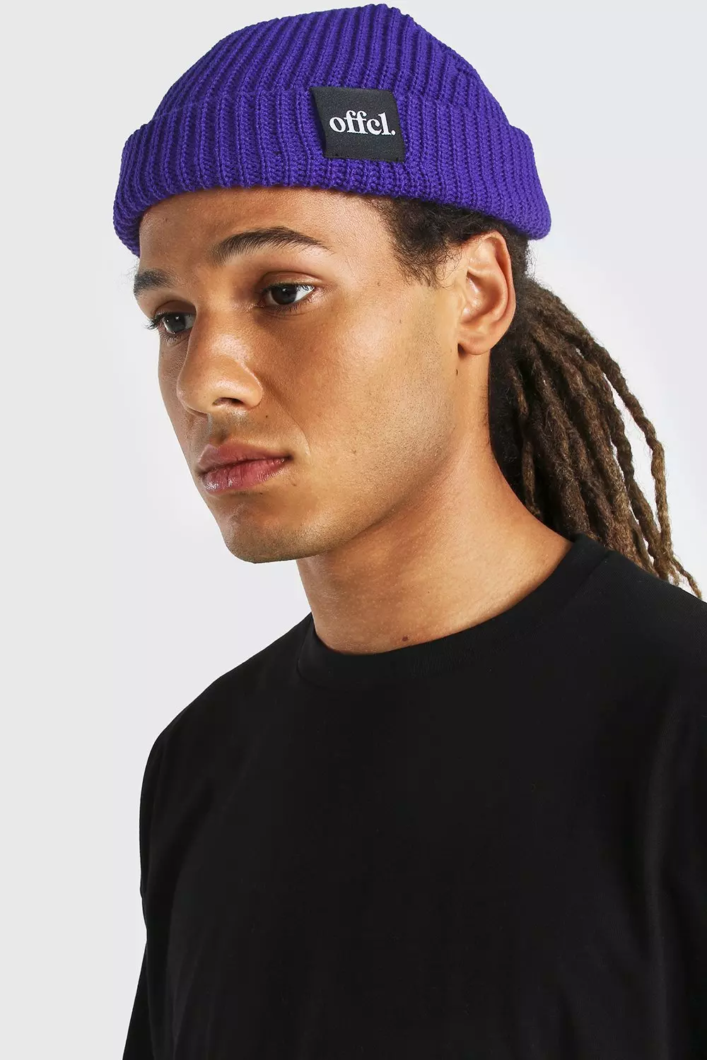 Official Tab Skater Beanie boohooMAN USA