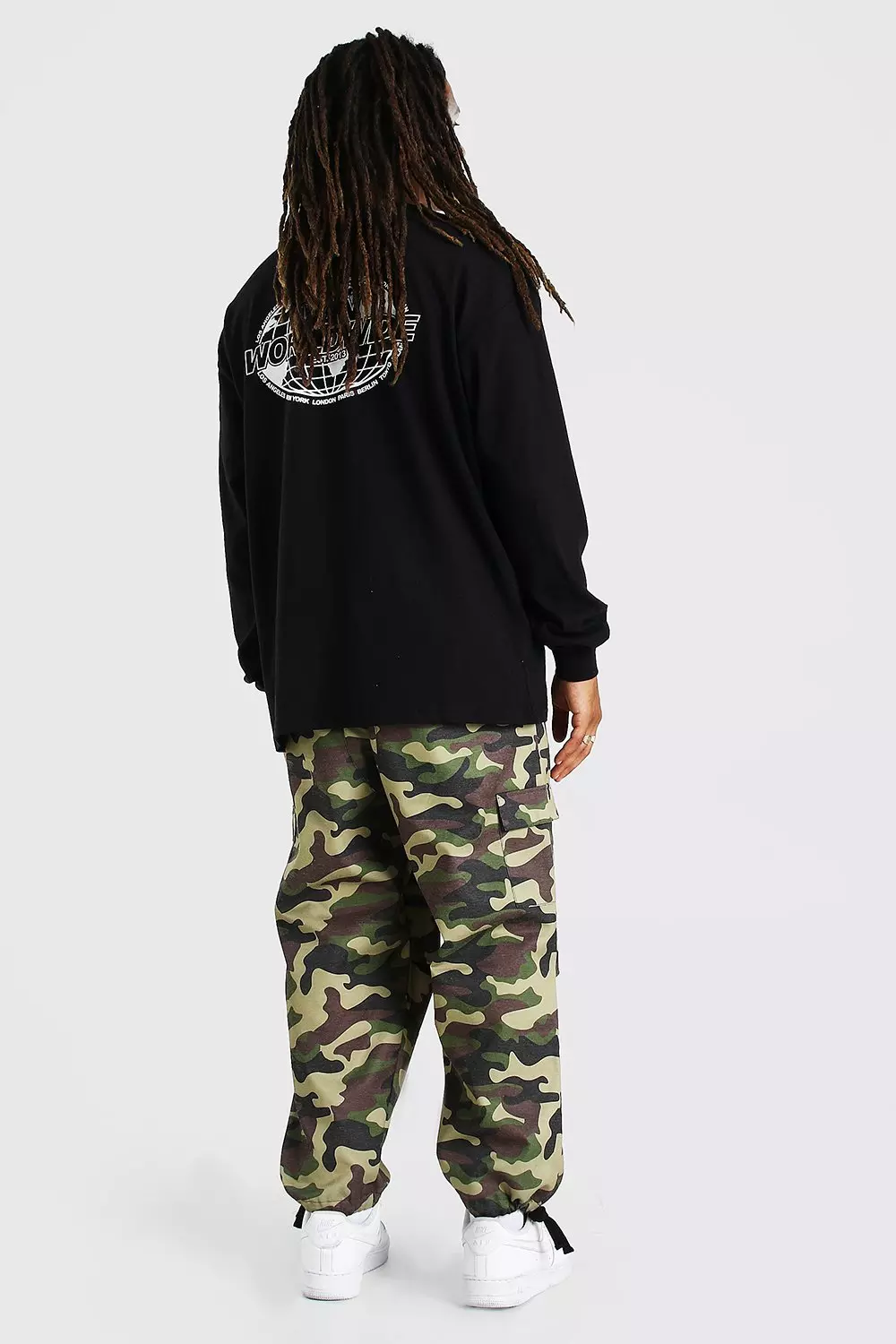 Brown Skate Camo Cargo Trouser alternative image