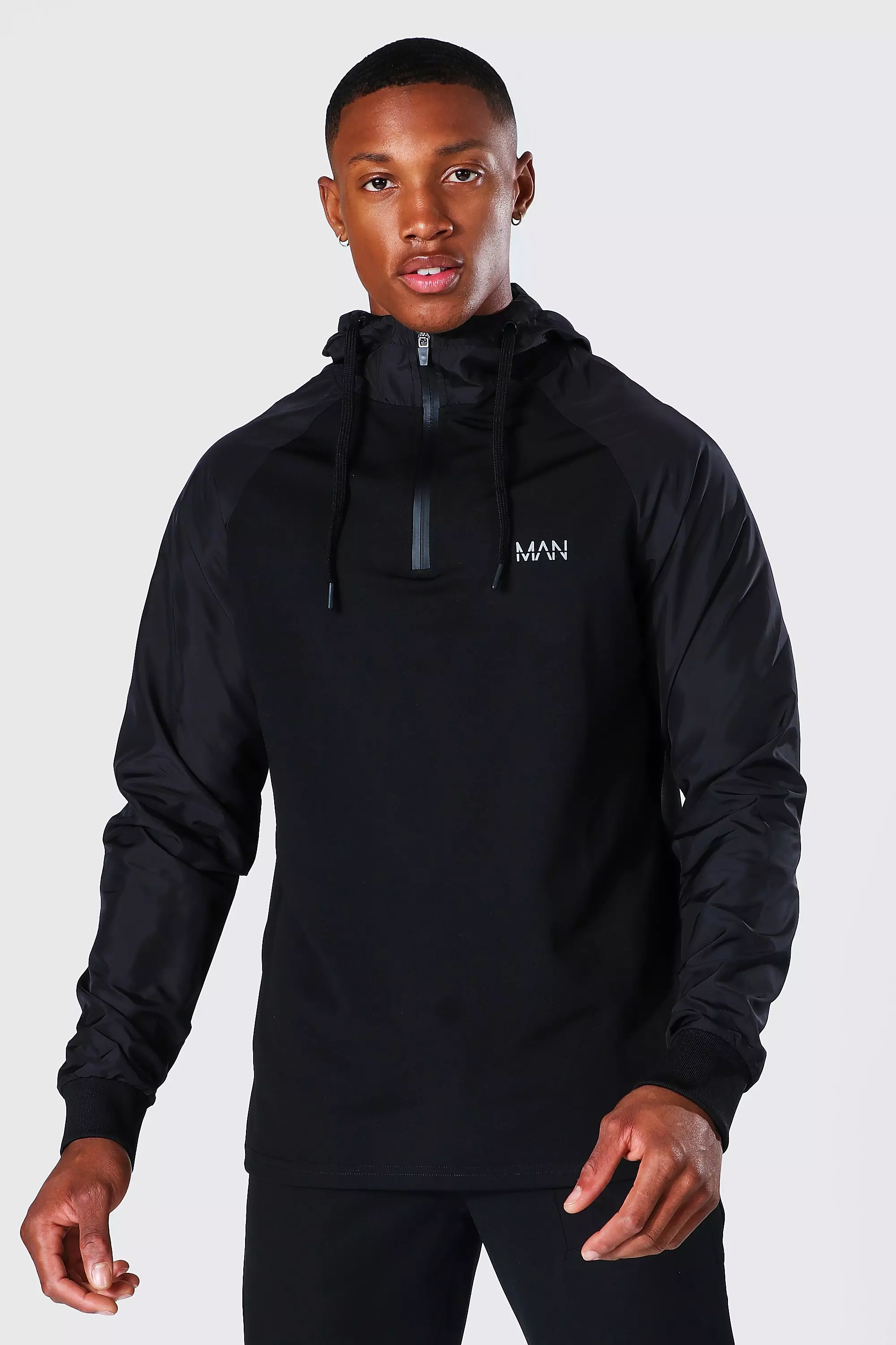 Active Heavy Loopback T-shirt Layered Hoodie