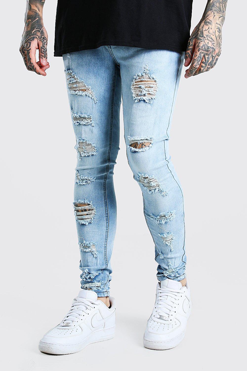 bleached jeans