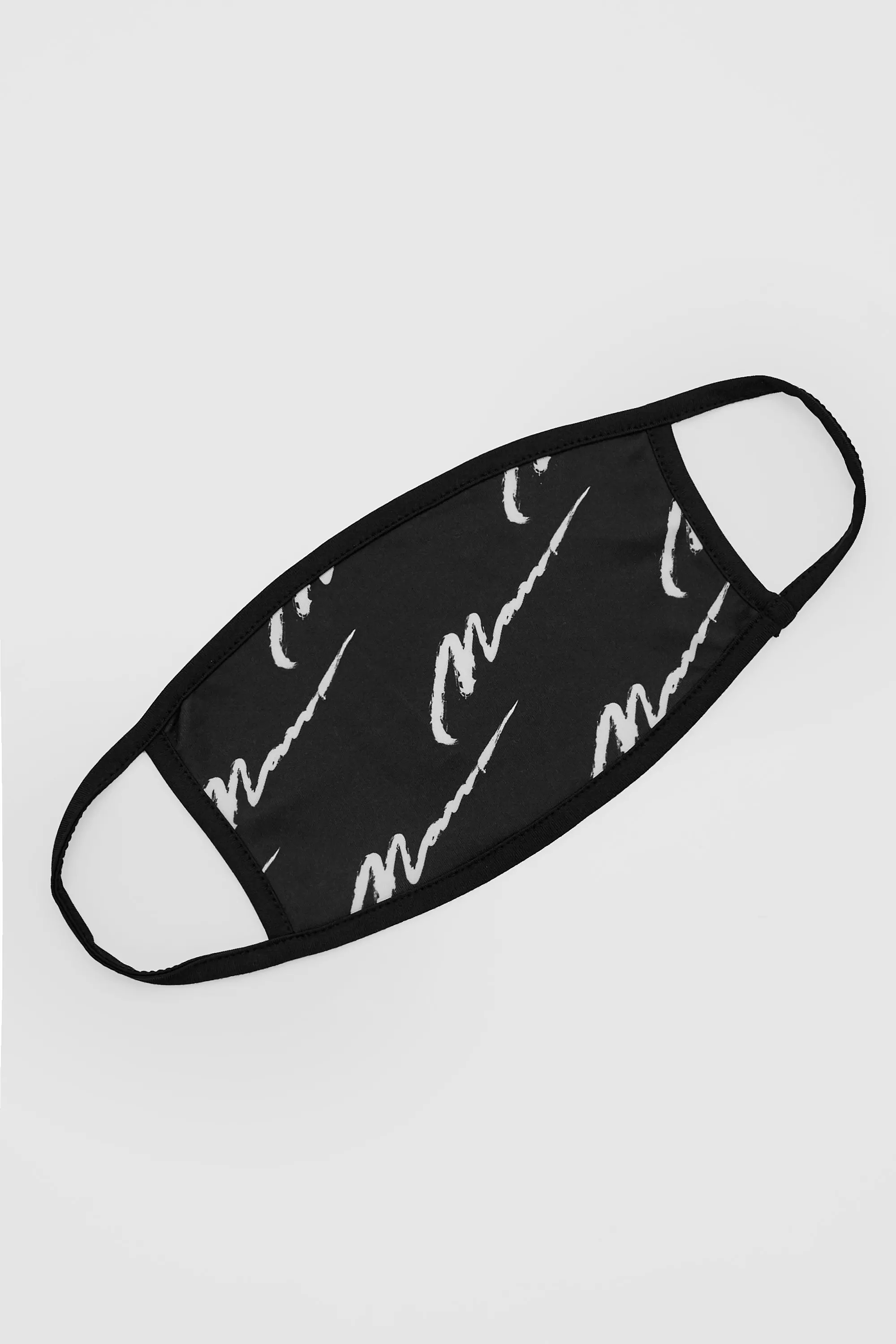 4 Pack Man Script All Over Fashion Masks alternative image
