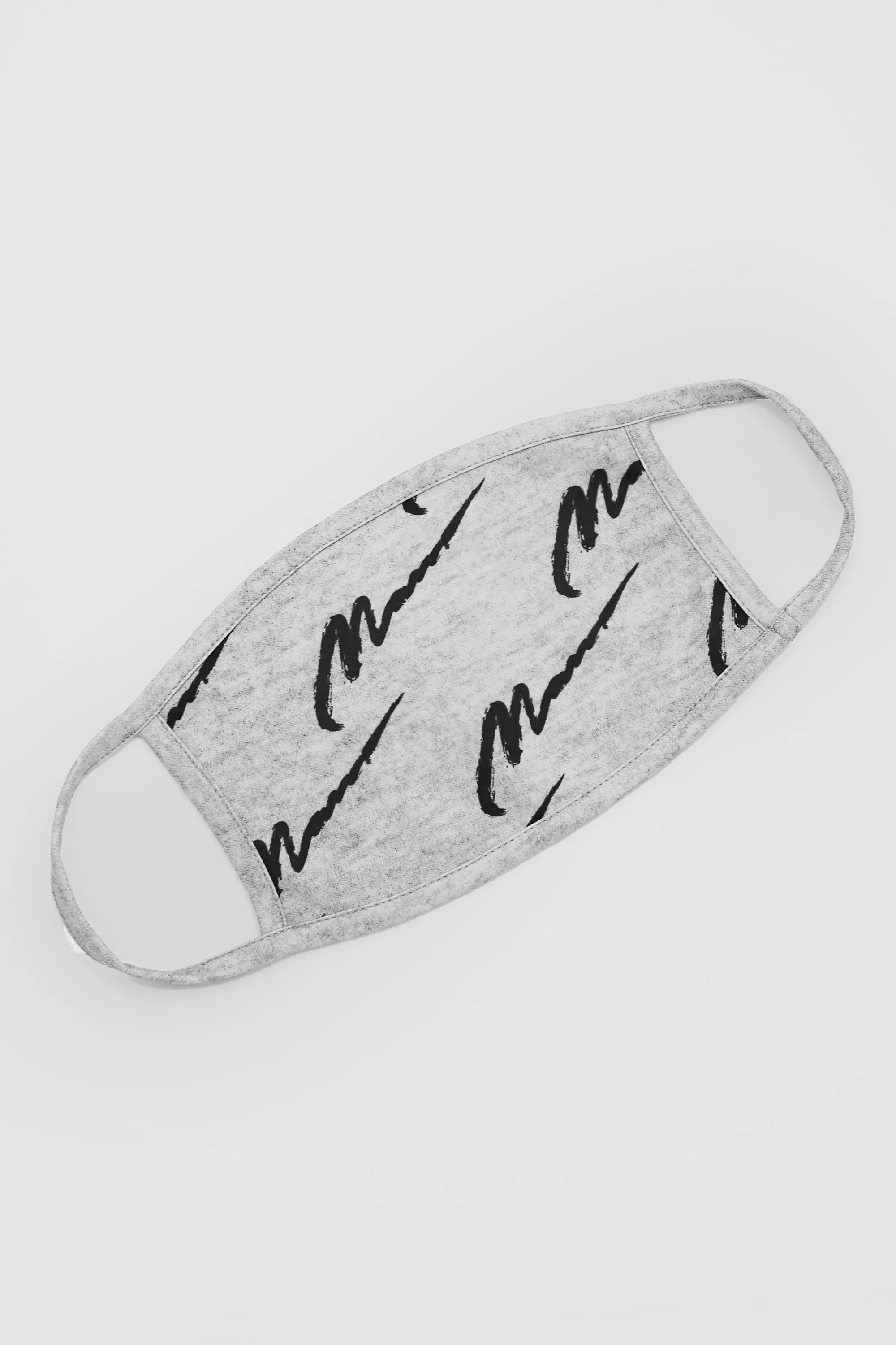 4 Pack Man Script All Over Fashion Masks alternative image